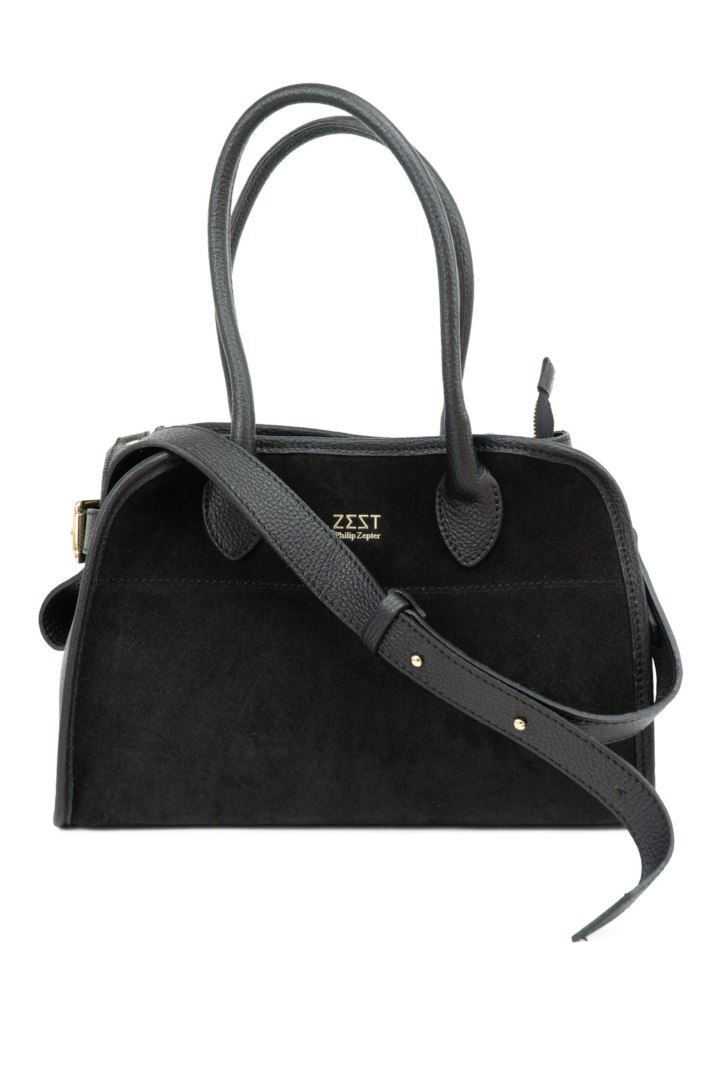 Bowling Bag in Pelle e Camoscio – ZS-2511