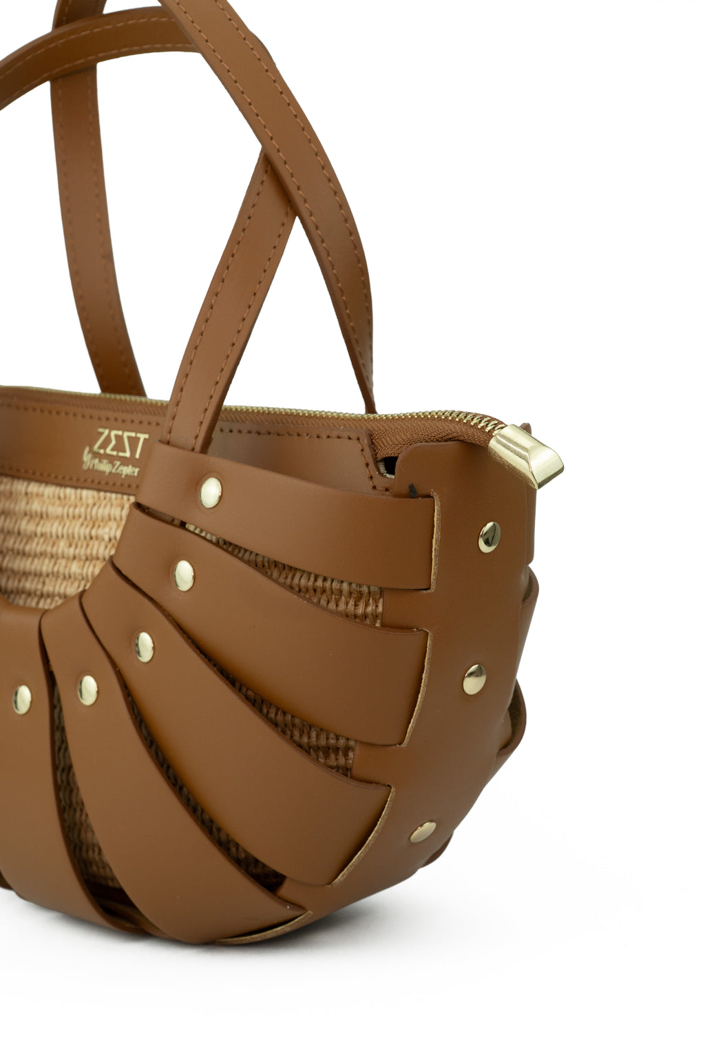 Borsa Statement in Pelle e Paglia – ZS-2528