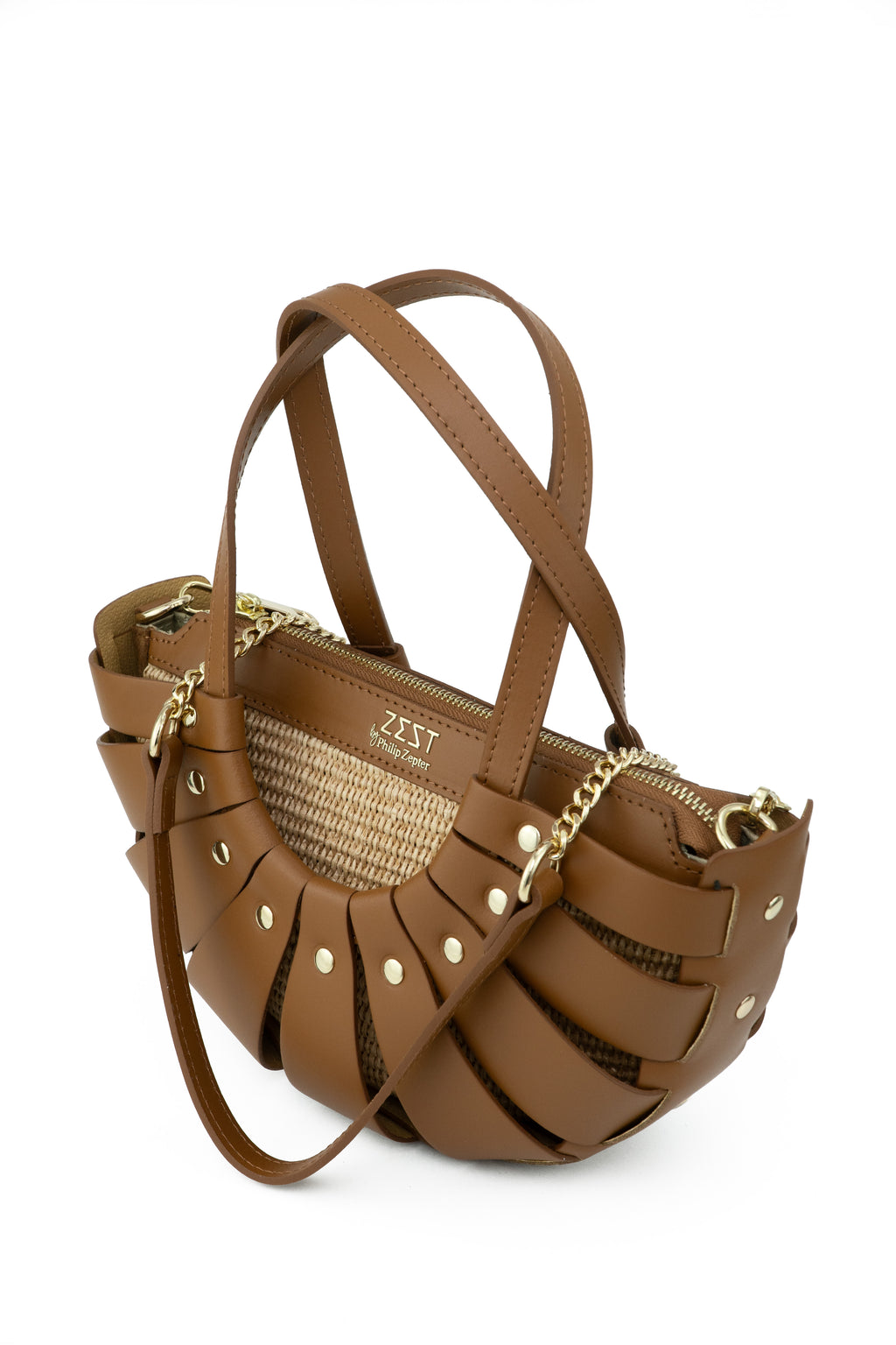 Borsa Statement in Pelle e Paglia – ZS-2528
