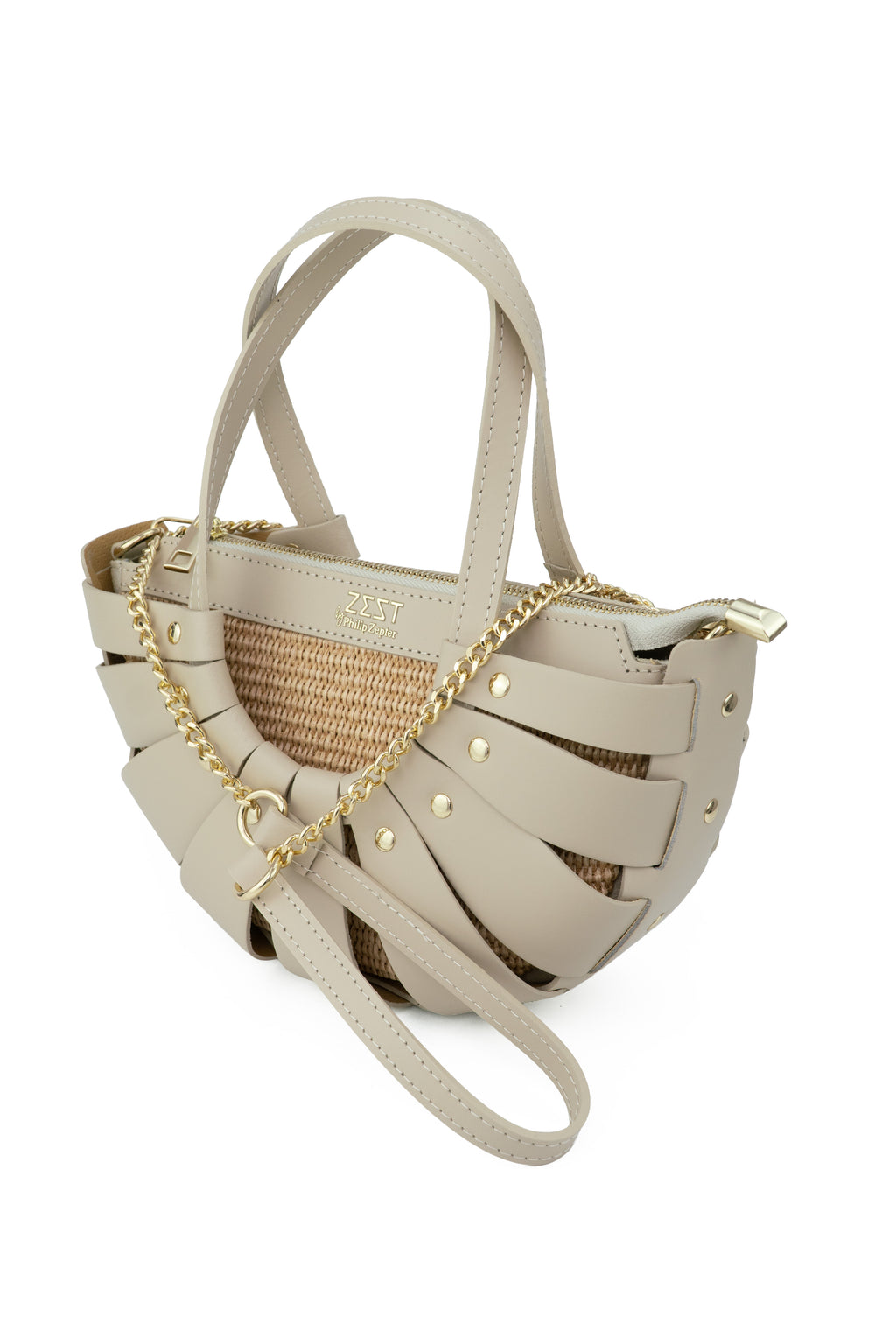 Borsa Statement in Pelle e Paglia – ZS-2528