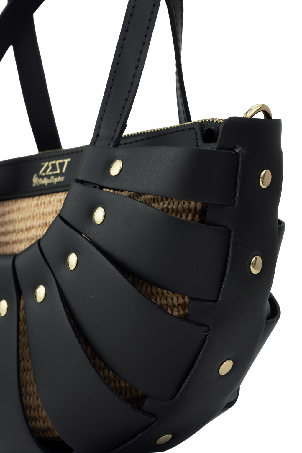 Borsa Statement in Pelle e Paglia – ZS-2528