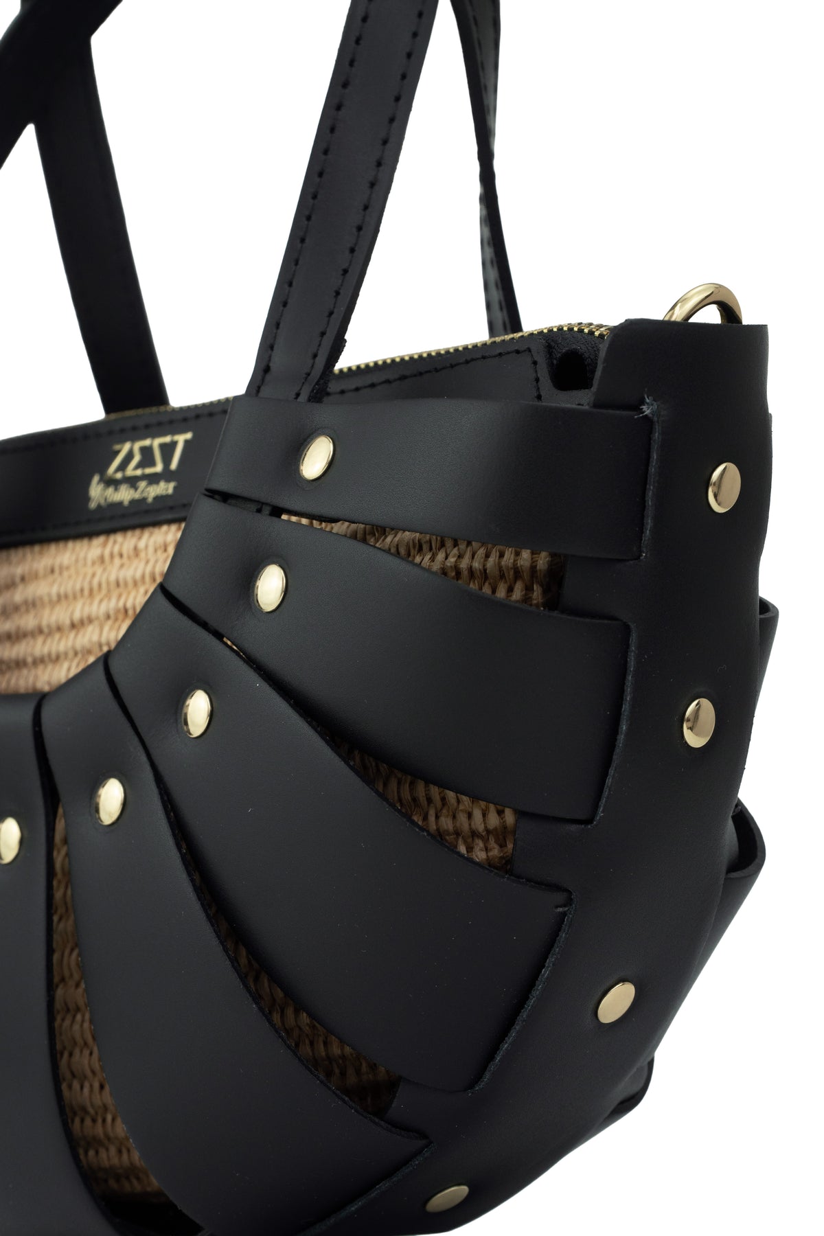 Borsa Statement in Pelle e Paglia – ZS-2528