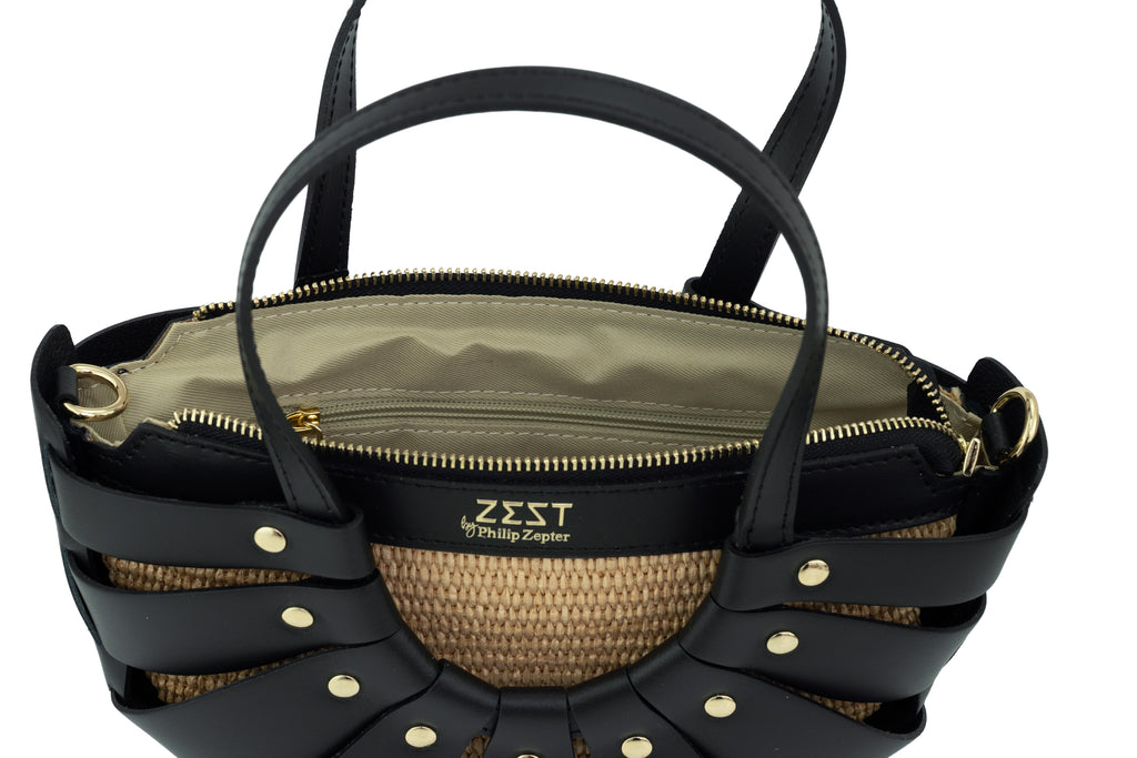Borsa Statement in Pelle e Paglia – ZS-2528