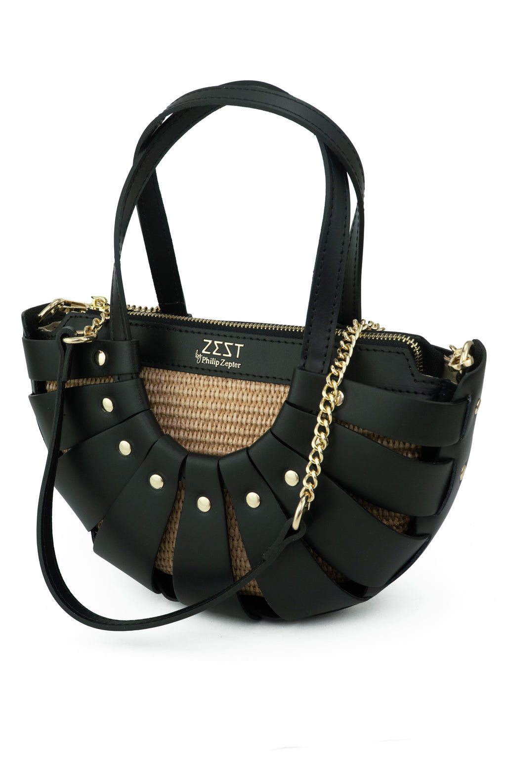 Borsa Statement in Pelle e Paglia – ZS-2528
