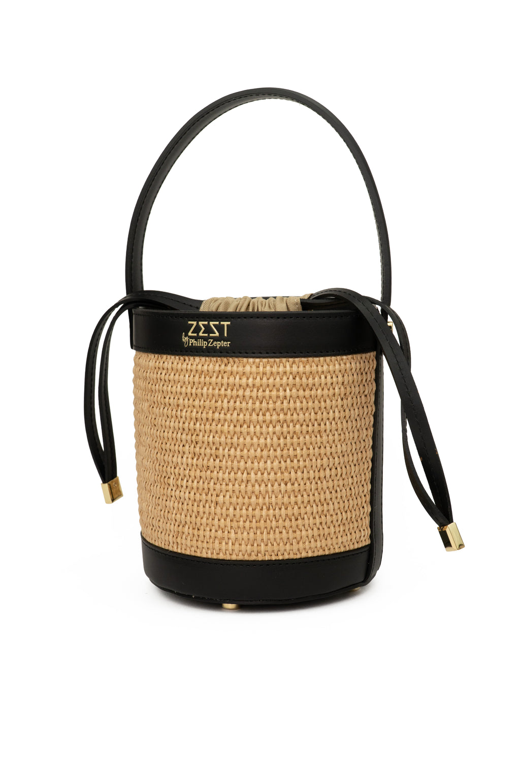 Structured Woven Mini Bucket Bag — ZS-2531