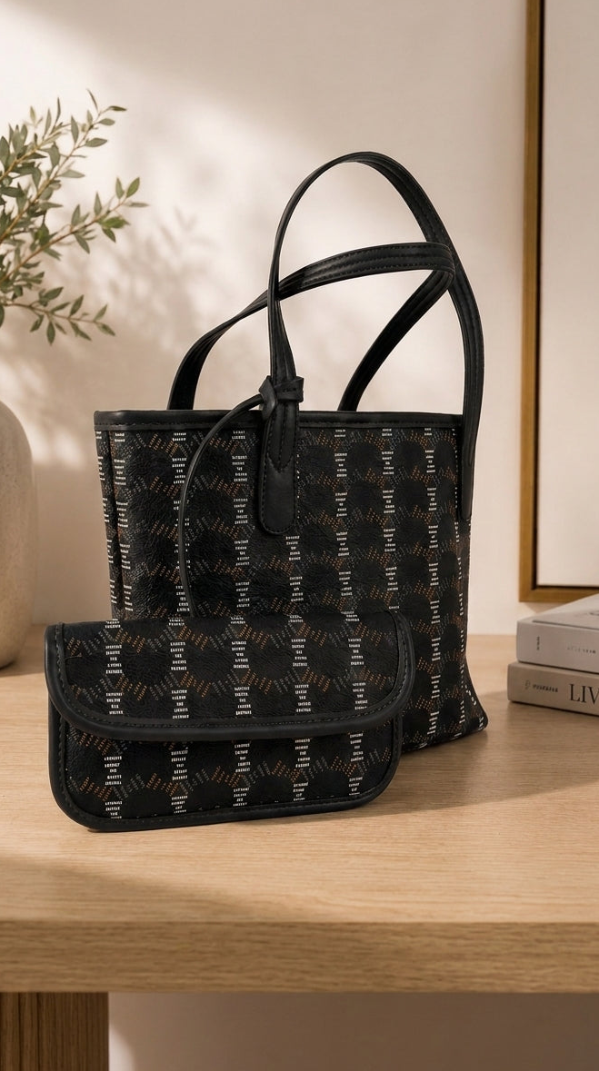 Tote & Pouch Set ZS-2557 — PRE-ORDER — ZS-2557