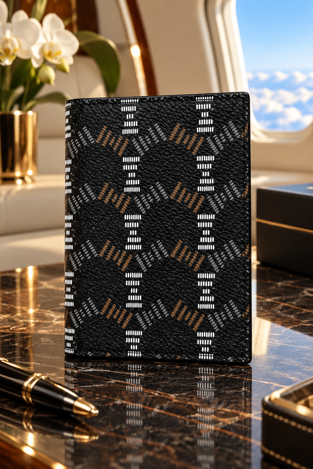 CARD HOLDER— MEN'S MONOGRAM CARD HOLDER ZS-2560