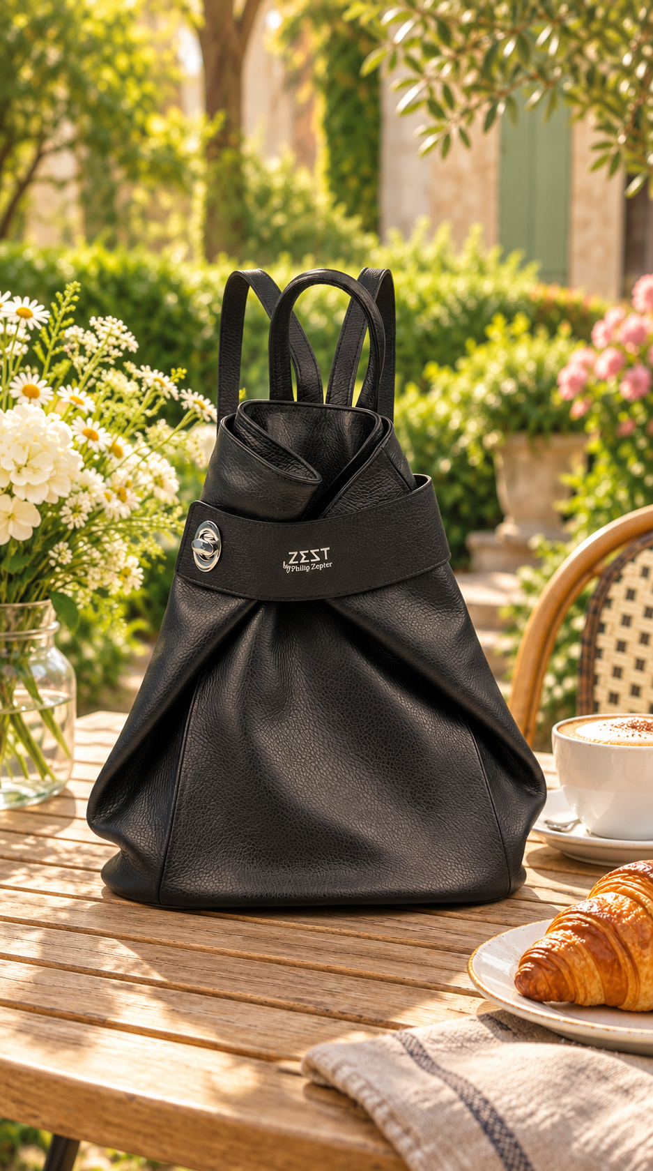 Leather Backpack - ZS-2522