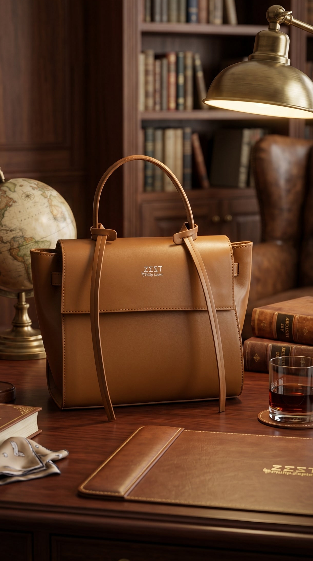 Structured Top Handle Flap Bag — ZS-2517