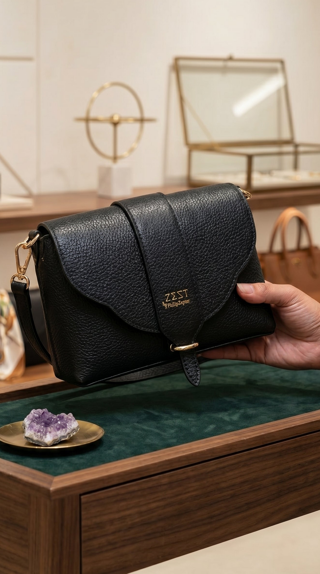 Flap Saddle Crossbody Bag — ZS-2521
