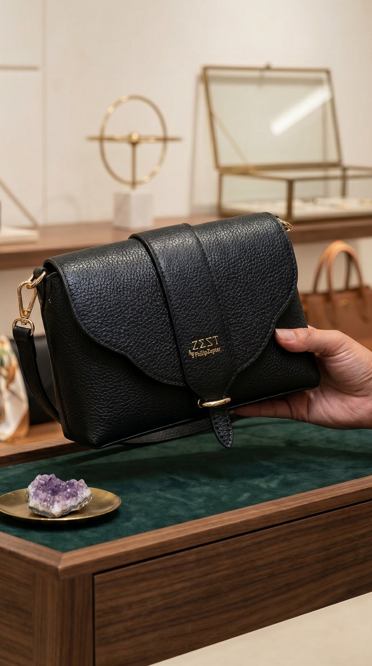Flap Saddle Crossbody Bag — ZS-2521