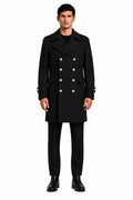 TITAN Gold Button Coat — PRE-ORDER — PZ006 TITAN